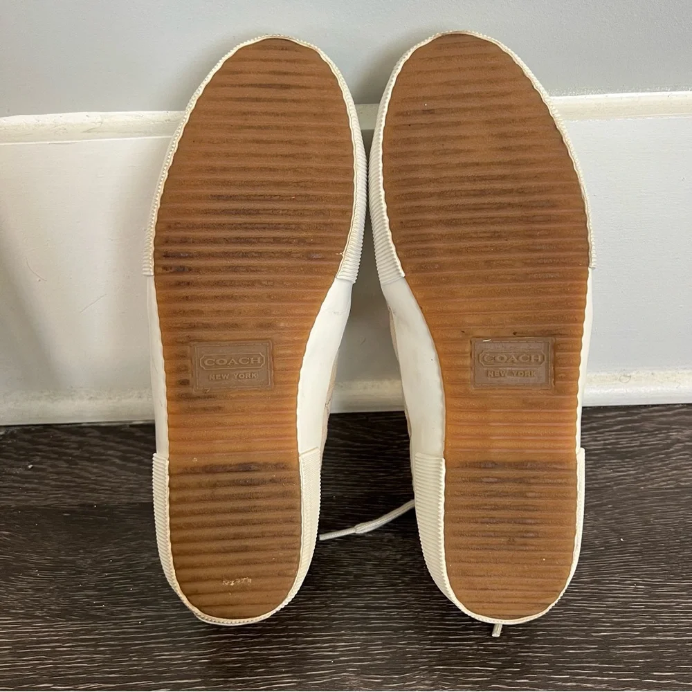 Coach Kalyn Signature Quilted Canvas Sneakers